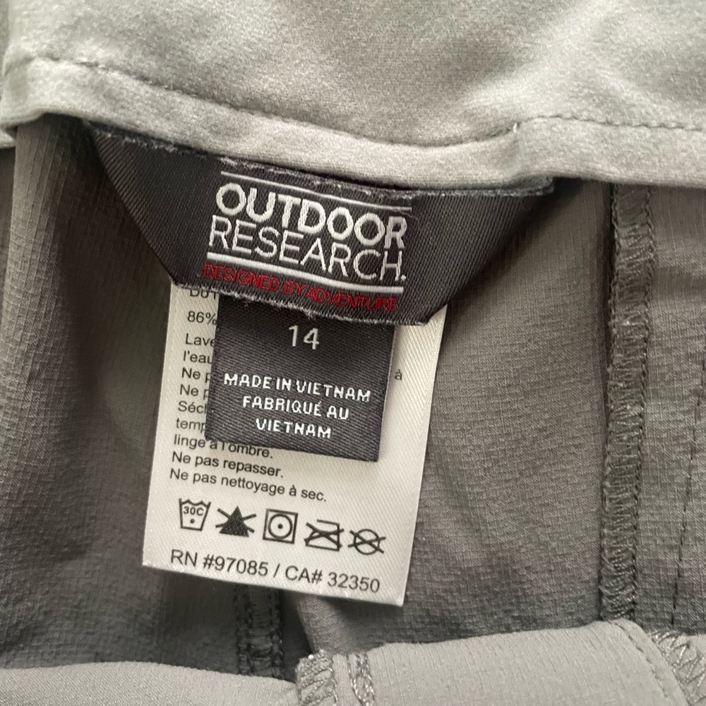 Outdoor Research Gray Wide-Leg Hiking Pants - Picture 3 of 3